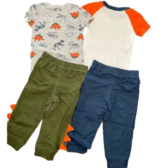 Carter's Baby Boy’s Dinosaur Dino 4 piece Set Size 18 Month’s NWT - Picture 2 of 3